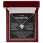 Proud To Be Your Father - Love Dad - Love Knot Necklace