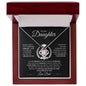 Proud Of You - Love, Dad - Graduation - Daughter - Love Knot Necklace