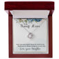 To My Bonus Mom- Love Knot Necklace