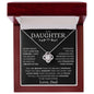 Proud To Call You Daughter - Love, Dad - Love Knot Necklace