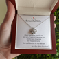To My Wife - You Are The Best Thing - Love Knot Necklace