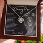Badass Daughter - Love Knot Necklace