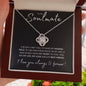 My Life, My Love, My Best Friend - Love Knot Necklace