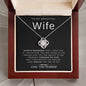 To My Wife - Always Remember - Love Knot Necklace