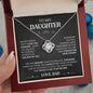 Proud To Be Your Father - Love Dad - Love Knot Necklace