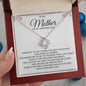 Mother of the Bride Love Knot Necklace