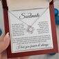 You Took My Breath Away - Soulmate - Love Knot Necklace