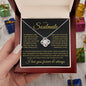 To My Soulmate - My Dreams Came True - BG - Love Knot Necklace