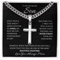 My Son- My Angel Cross Necklace