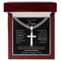 My Son- My Angel Cross Necklace