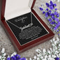 Daughter, Never Forget That I Love You - Personalized Name Necklace