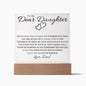Daughter You Are Never Alone, Love, Dad