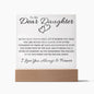 Daughter You're Never Alone