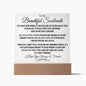 Gift For Soulmate "I Have Found My Love" Acrylic Plaque