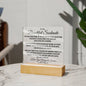 Gift For Soulmate "I Have Found My Love" Acrylic Plaque
