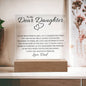 Daughter You Are Never Alone, Love, Dad