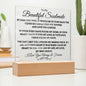 Gift For Soulmate "I Have Found My Love" Acrylic Plaque