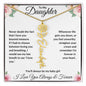I Love You Beyond Measure- Daughter Flower Name Necklace