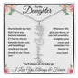 I Love You Beyond Measure- Daughter Flower Name Necklace