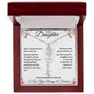 I Love You Beyond Measure- Daughter Flower Name Necklace