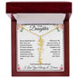 I Love You Beyond Measure- Daughter Flower Name Necklace