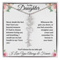 I Love You Beyond Measure- Daughter Flower Name Necklace