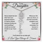 I Love You Beyond Measure- Daughter Flower Name Necklace