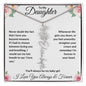 I Love You Beyond Measure- Daughter Flower Name Necklace
