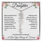 I Love You Beyond Measure- Daughter Flower Name Necklace