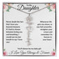 I Love You Beyond Measure- Daughter Flower Name Necklace