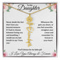 I Love You Beyond Measure- Daughter Flower Name Necklace