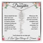 I Love You Beyond Measure- Daughter Flower Name Necklace