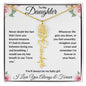 I Love You Beyond Measure- Daughter Flower Name Necklace