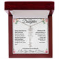 I Love You Beyond Measure- Daughter Flower Name Necklace