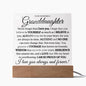 Granddaughter, I Am So Proud Of You - Square Acrylic Plaque