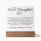 Daughter You're Never Alone