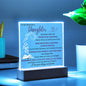 Gift For Daughter " Most Beautiful Chapters". Acrylic Plaque
