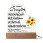 Daughter - You Are My Greatest Joy - Acrylic Plaque