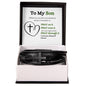 To My Son - Pray On It - Cross Bracelet