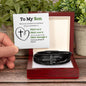 To My Son - Pray On It - Cross Bracelet
