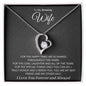 To My Wife - I Cherish You - Forever Love Necklace