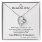 To My Wife - You Are The Best Thing - Forever Love Necklace