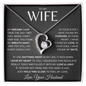 To My Wife - Found My Forever - Forever Love Necklace
