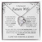Gift for Future Wife "My Best Friend" Forever Love Necklace