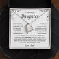 Beautiful Daughter - I Believe In You - Forever Love Necklace