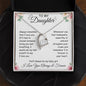 You Will Always Be My Baby Girl - Love Knot Necklace
