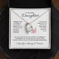 I Am Proud Of The Woman You Have Become- Daughter , Forever Love Necklace