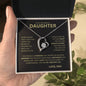 Daughter - You Are My Greatest Joy - Love Dad BG - Forever Love Necklace