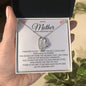 Mom, on my Wedding Day Forever Love Necklace - Gift for Mom Mother of the Bride