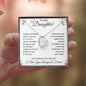 You Will Always Be My Baby Girl - Love Knot Necklace